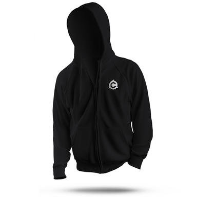 Суичър с цип ново/Лого [черен]