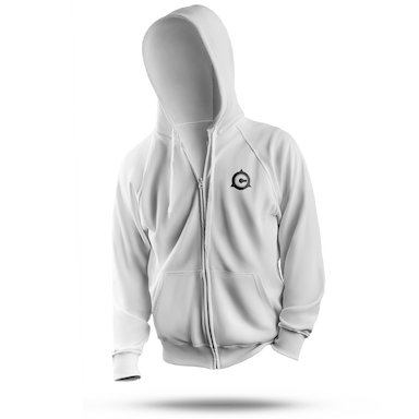 Суичър с цип Лого [бял]